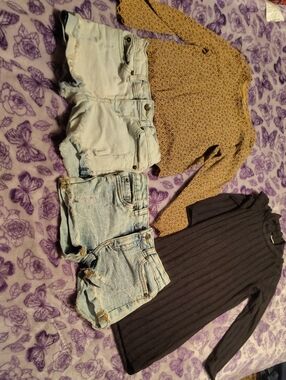 Lucky Brand Light Wash Denim Shorts - Light Blue